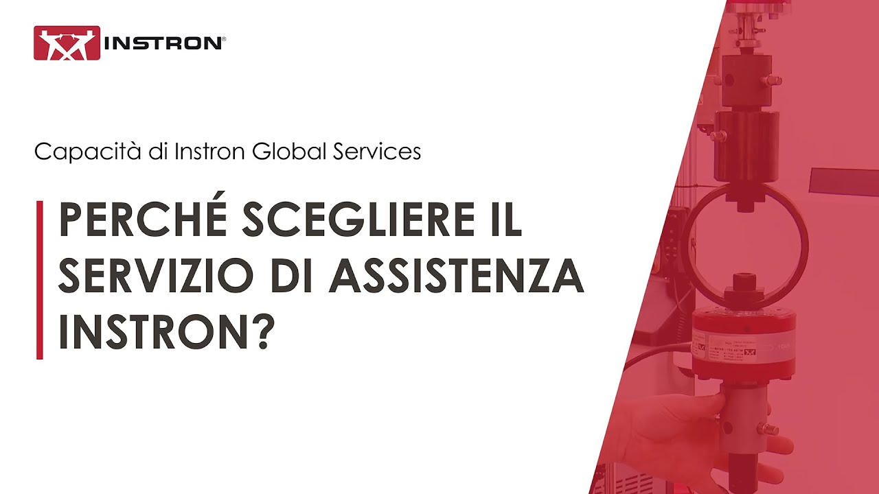 Instron® Professional Services | Perché scegliere il servizio di assistenza Instron?
