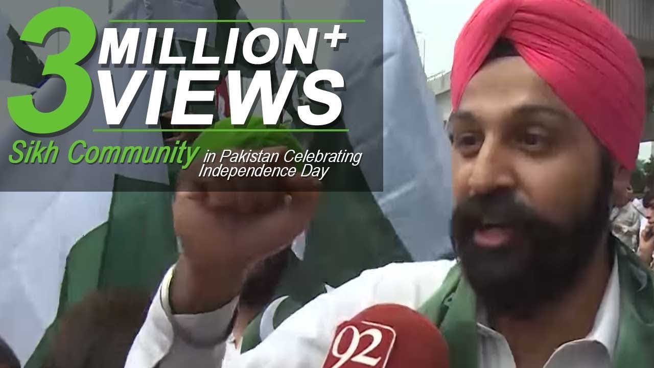 Sikh Community in Pakistan Celebrating Independence Day