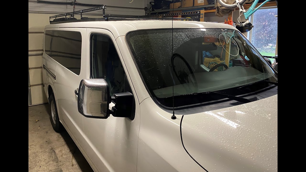 Nissan NV van roof rack for under $200 using unistrut and no welding!