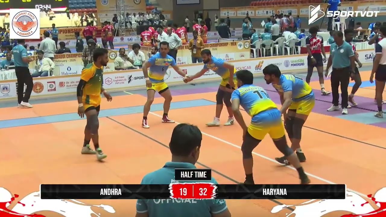 Big Upsets in Kabaddi! Andhra vs Haryana 49-30 | 72nd Senior National Kabaddi LIVE!