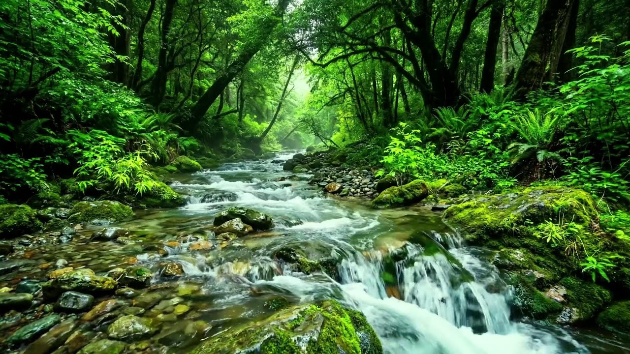Best Forest Stream Sounds for Sleep, Study, Meditation, Relaxation, Ten Hours of White Noise