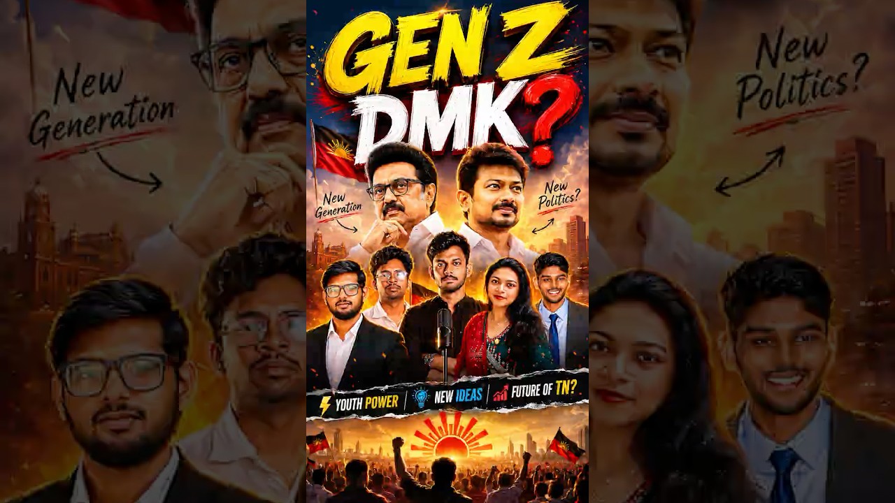 Почему партия DMK вдруг начала преследовать поколение Z? #GenZ #DMK #TVK