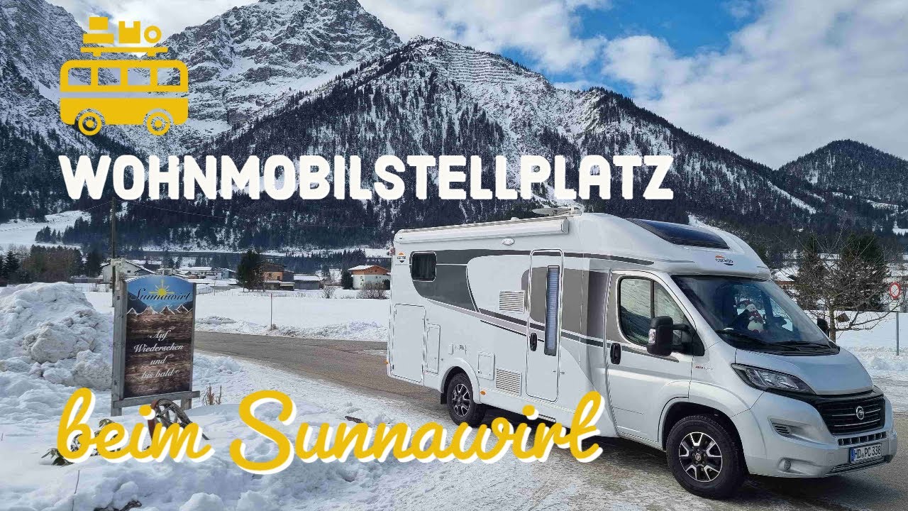 Wohnmobilstellplatz beim Sunnawirt in Heiterwang/Tirol