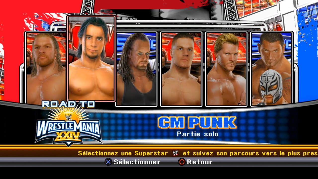 WWE Smackdown vs RAW 2009 | Road to Wrestlemania (CM Punk)