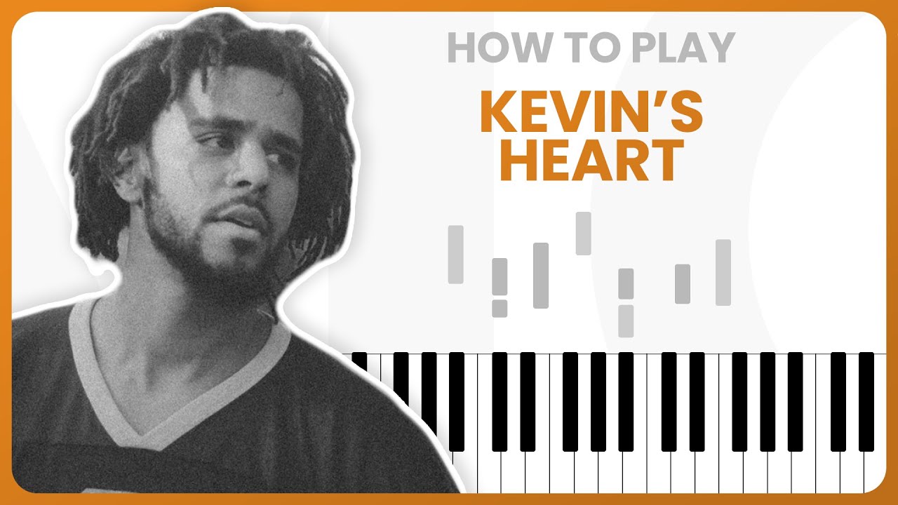 How To Play Kevin's Heart By J. Cole On Piano - Piano Tutorial (PART 1)