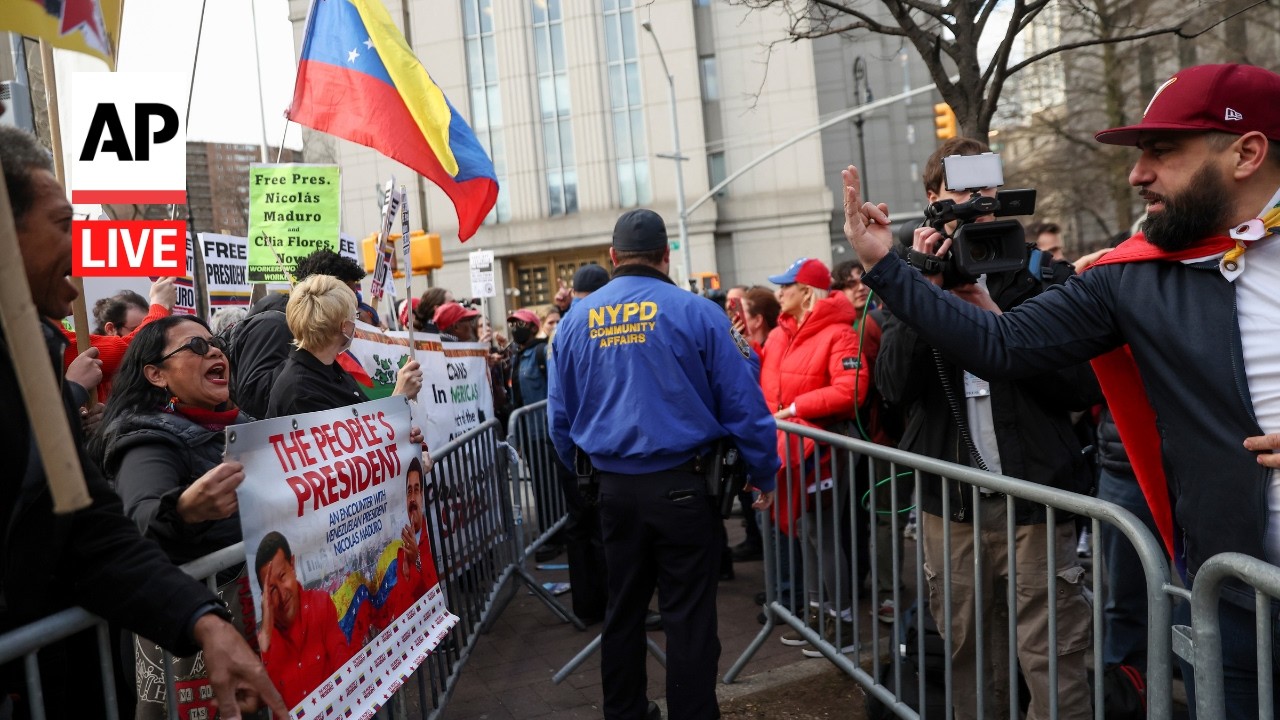 LIVE: Nicol&aacute;s Maduro appears in New York court for pre-trial hearing in US drug case