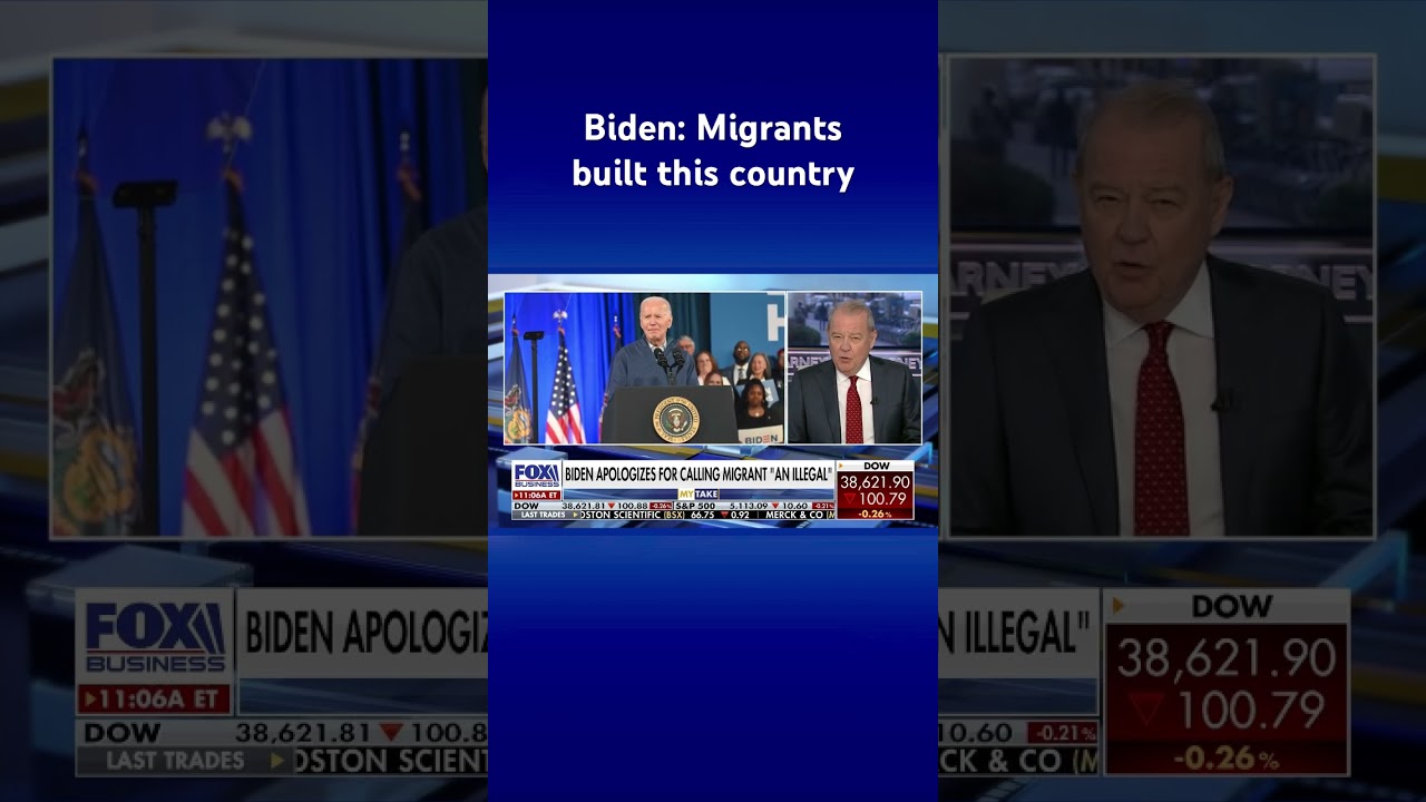 Varney: Biden apologizes for calling migrant an 'illegal' #shorts