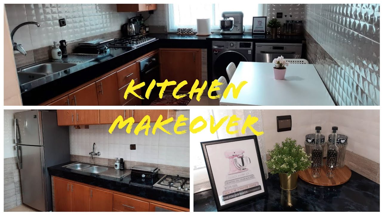 Kitchen Makeover_رجع عندي مطبخ جديد بحاجة بسيطة_النتيجة فاقت توقعاتي ✨