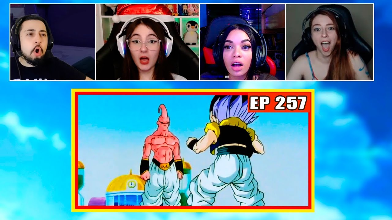 Gotenks vs Super boo | 4 Pessoas Reagindo | Dragon Ball Z - EP 257