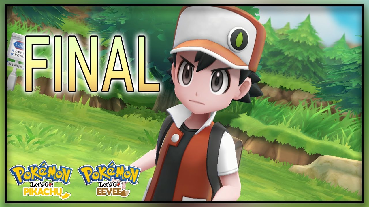 Pok&eacute;mon Let's Go Pikachu! & Let's Go Eevee! Walkthrough Part Final Pokemon Trainer Red