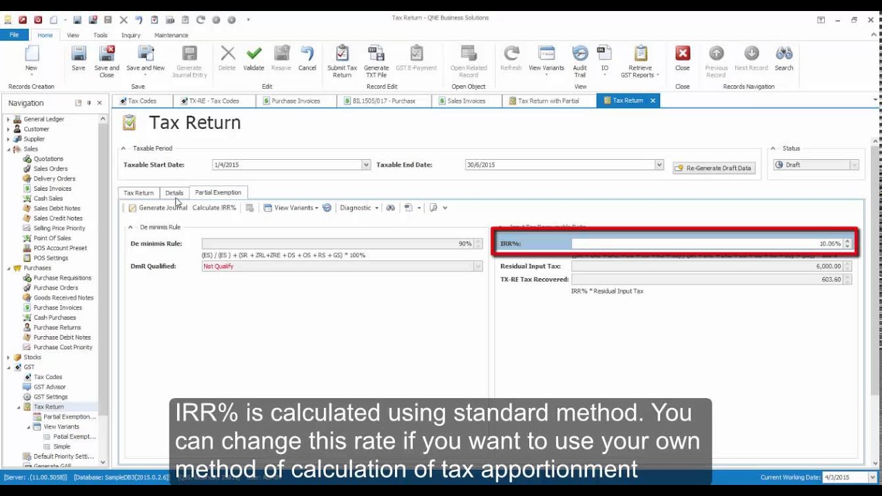 11. GST - Partial Exemption, Mix Supply (GST Accounting Software Malaysia)