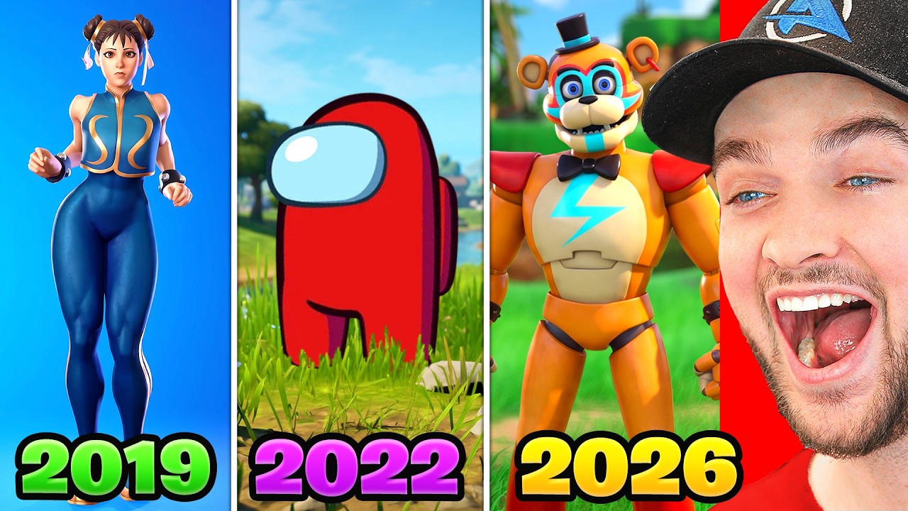 ВСЕ игровые коллаборации в Fortnite! (Трейлеры 2019&ndash;2026)