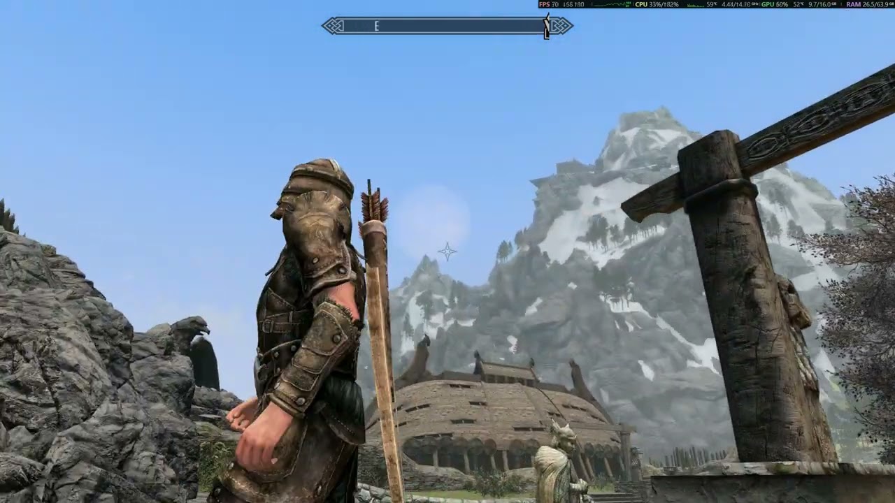 Quick Skyrim PBR with Raid Weathers showcase