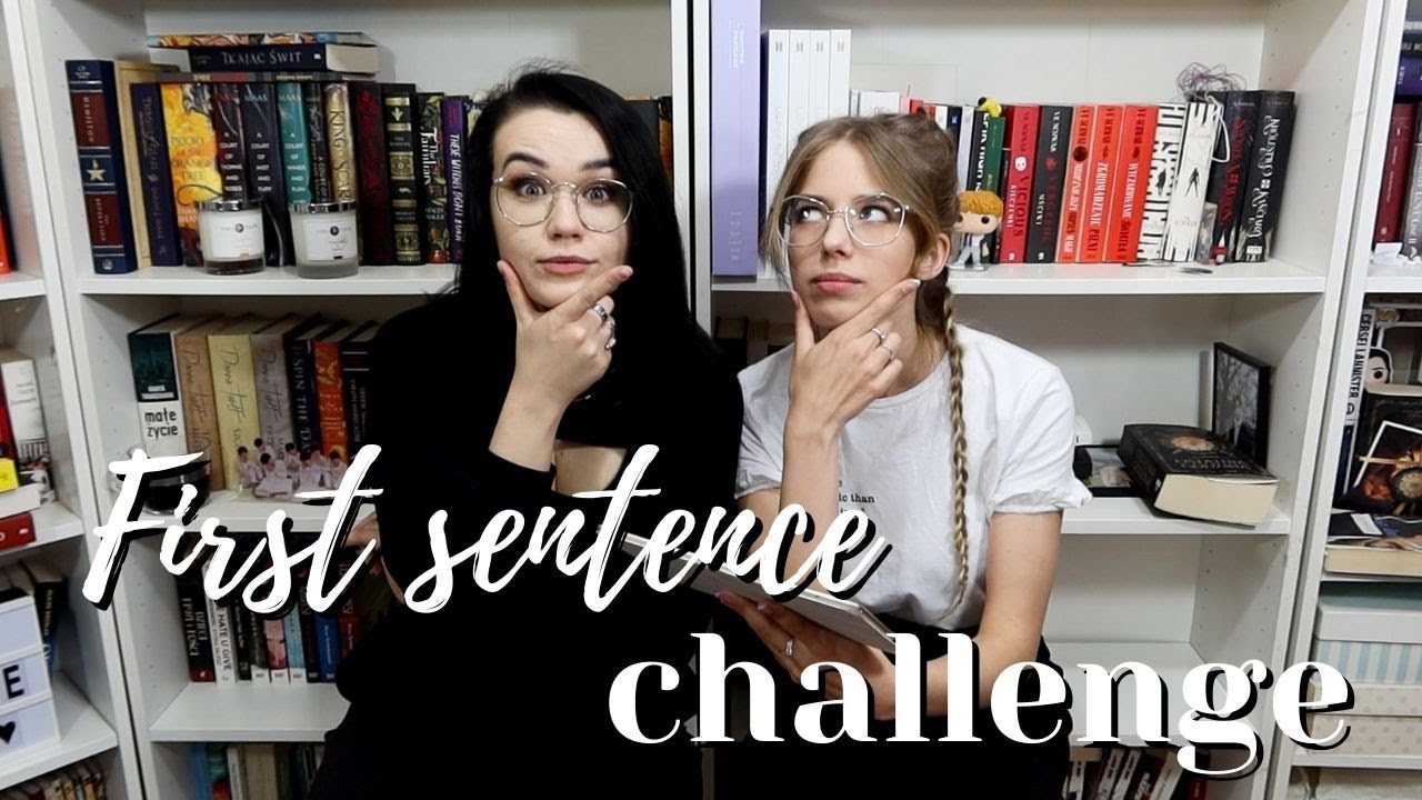 FIRST SENTENCE CHALLENGE z Bestselerkami! 🤩📚 | Dr Book