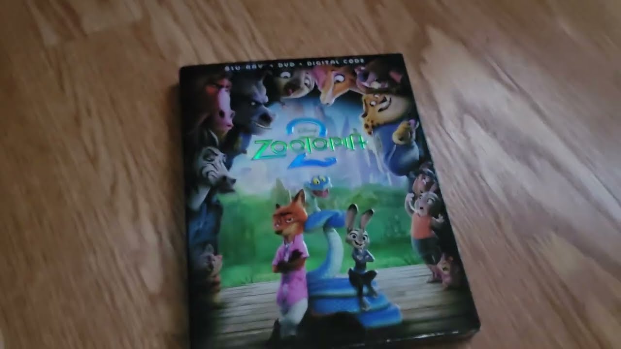 Zootopia 2 blu ray unboxing 