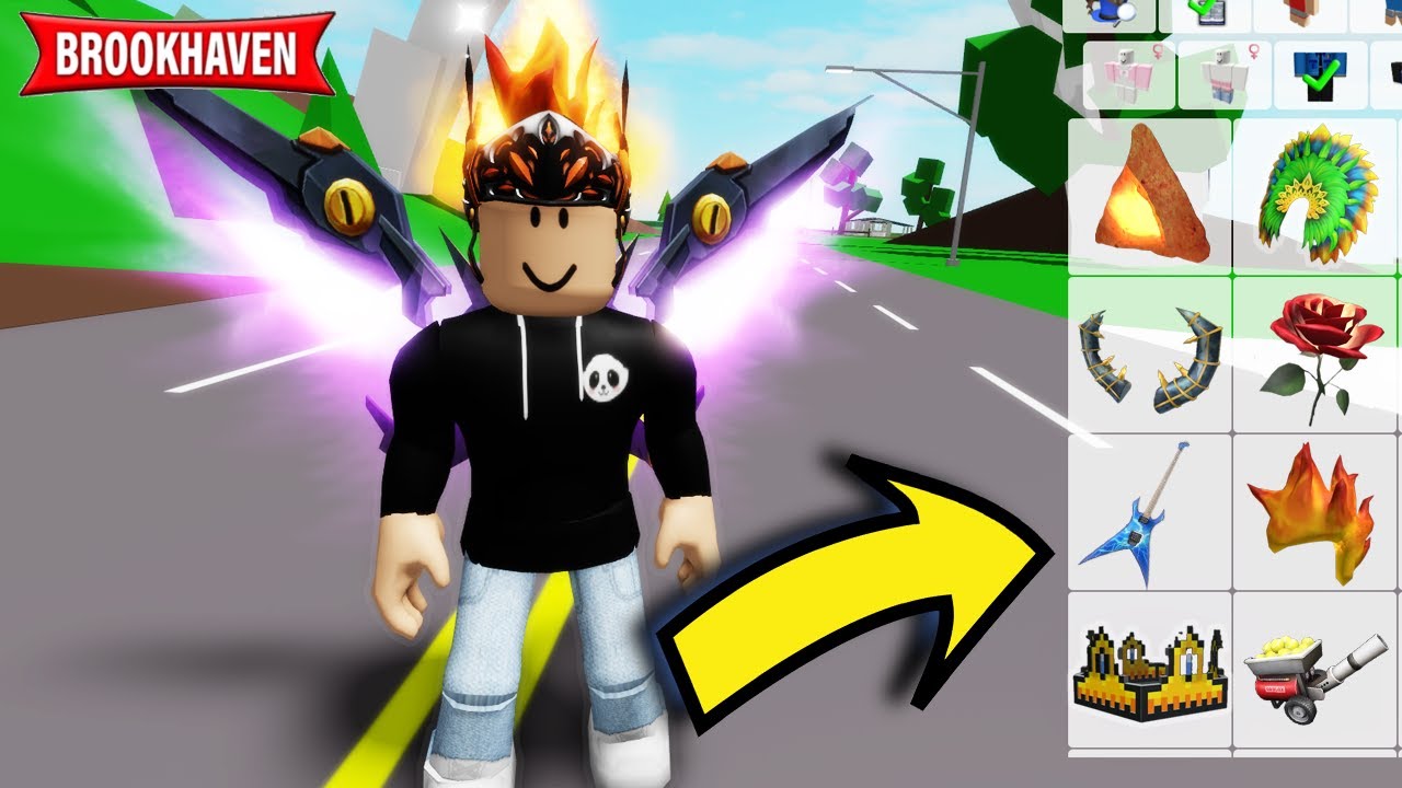 30 АКСЕССУАРОВ С ЭФФЕКТОМ В Брукхейвене ID/КОДЫ - Roblox