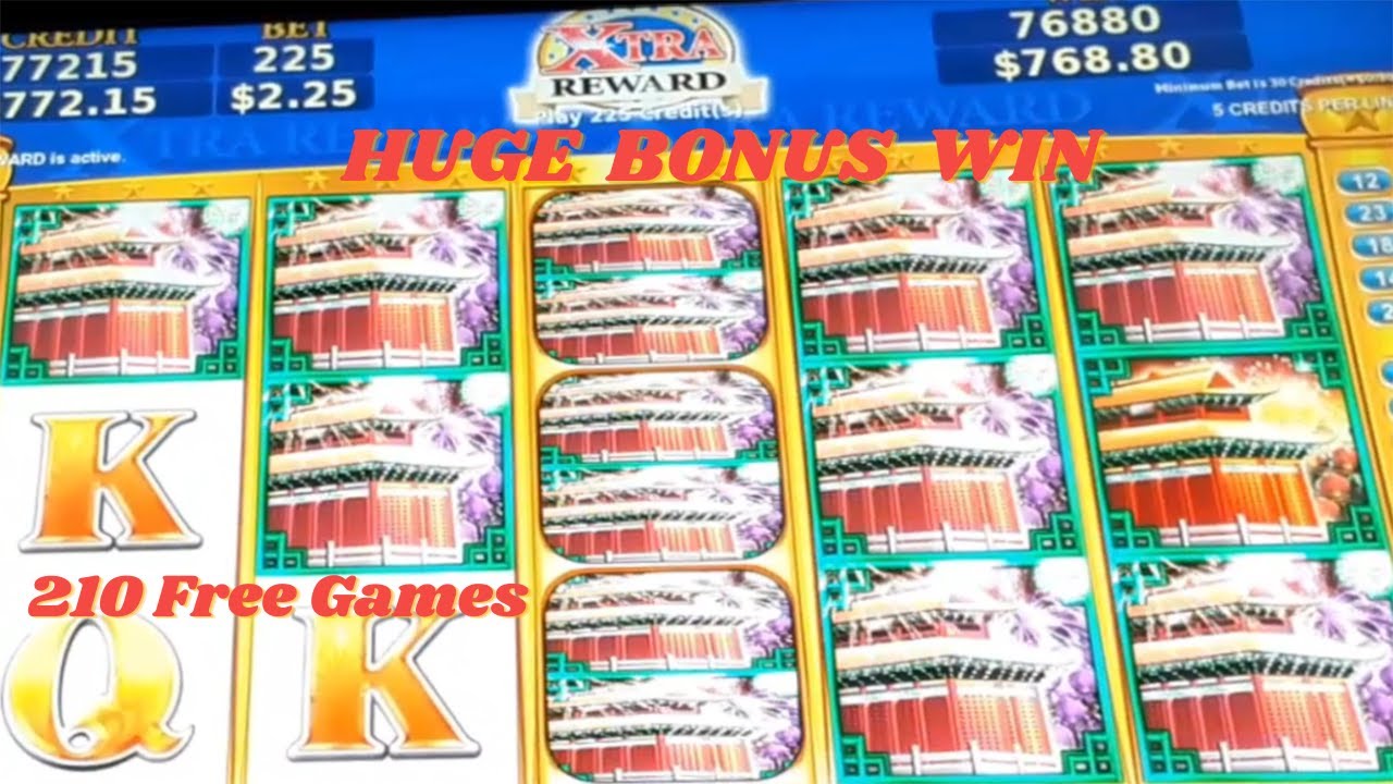 Max Bet HUGE BONUS WIN With 210 Free Games On LION FESTIVAL Slot Machine - SunFlower Slots