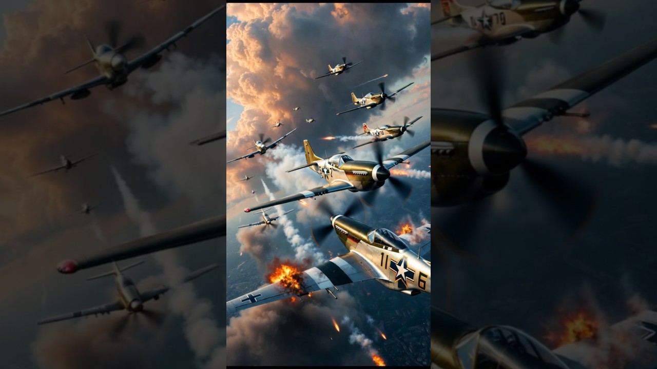 March 6, 1944: The End of German Air Power #p51mustang #aviationhistory #wwii #dogfight