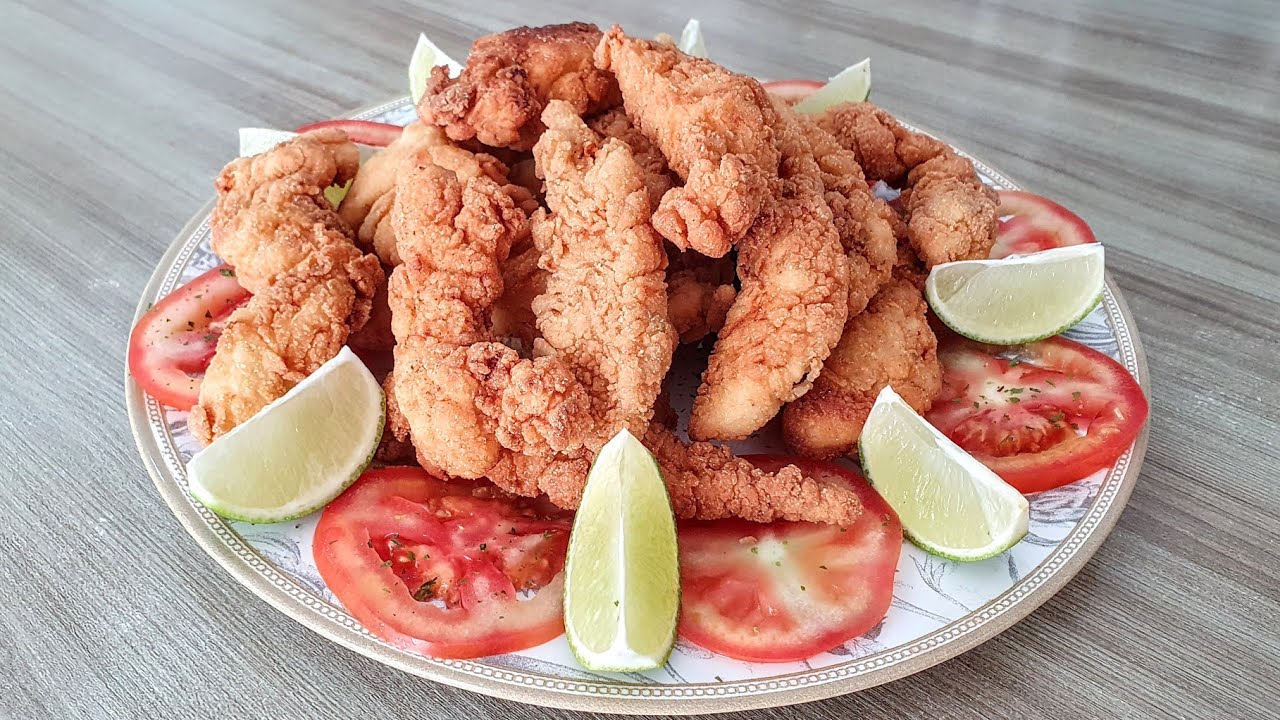 ISCA DE FRANGO EMPANADO SUPER CROCANTE E DELICIOSO