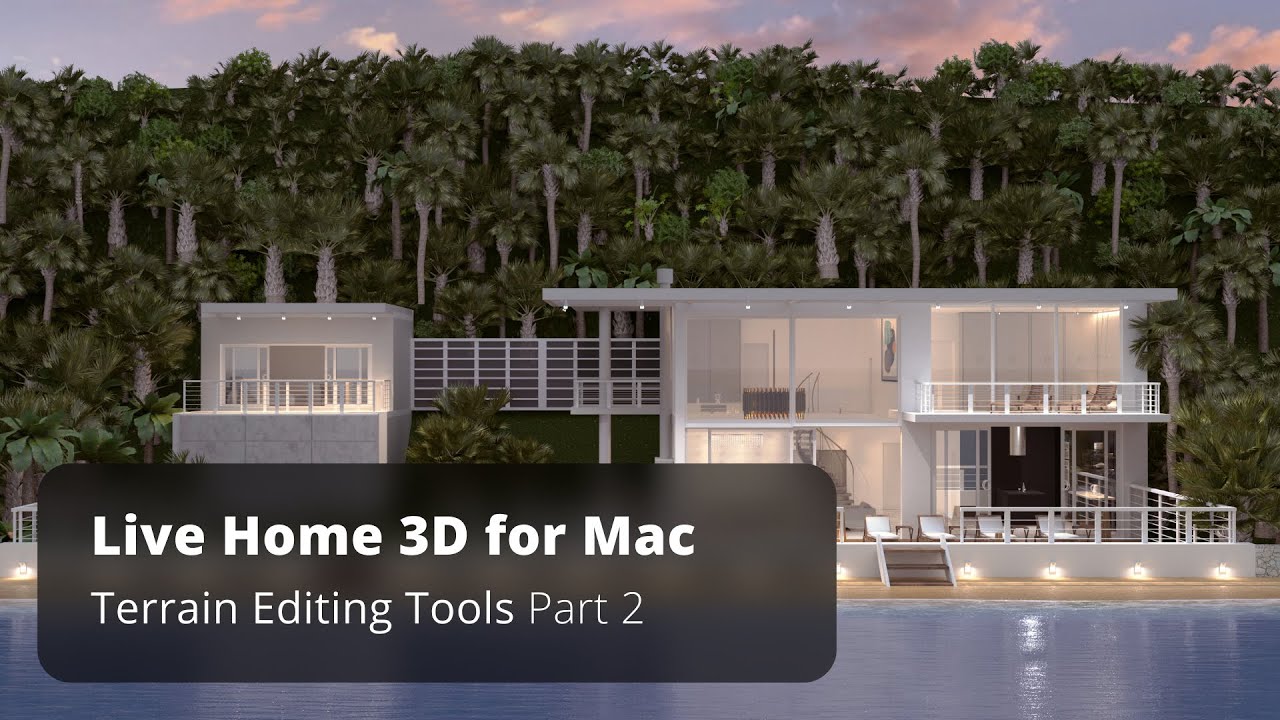 Terrain Editing Tools Part 2 - Live Home 3D for Mac Tutorials
