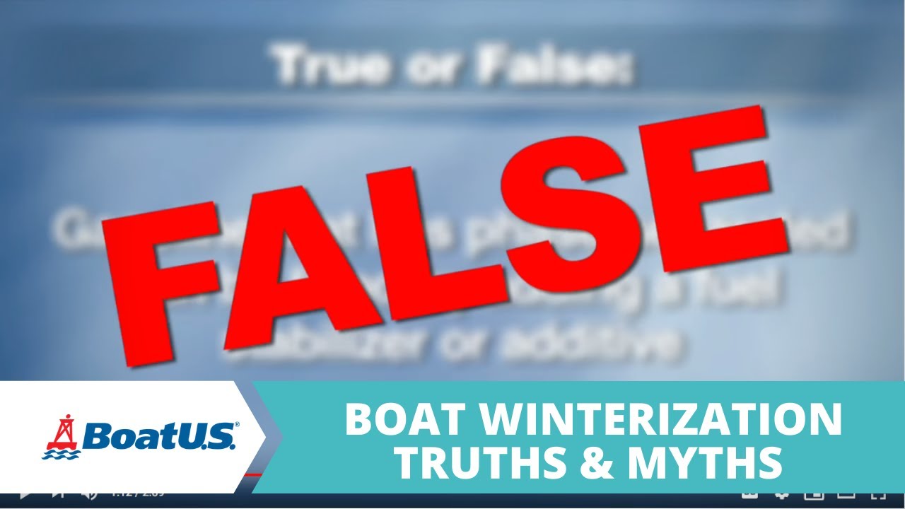 Boat Winterizing Truths & Myths | BoatUS