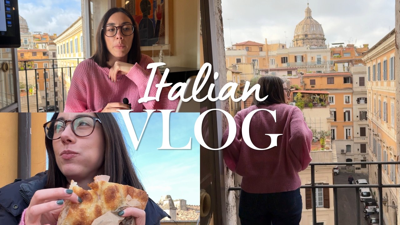 Italian vlog: passate una giornata di lavoro con me in centro a Roma! (Subtitles)