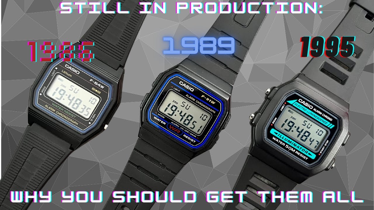 Casio F84W, F91W и W86 EVOLUTION: какие часы подойдут именно вам и почему стоит собрать их все