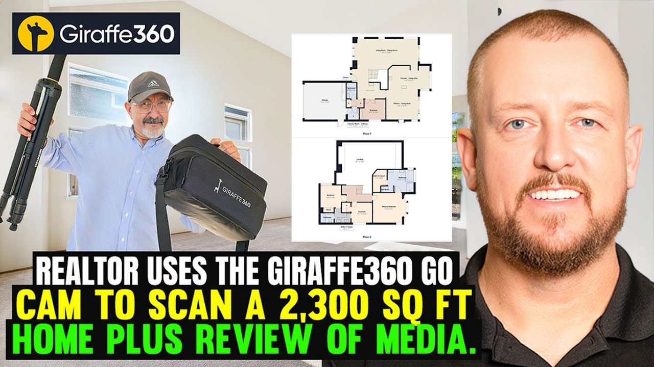 Watch a Real Estate Agent Scan a House with the Giraffe360 GO Cam Plus review of deliverables.
