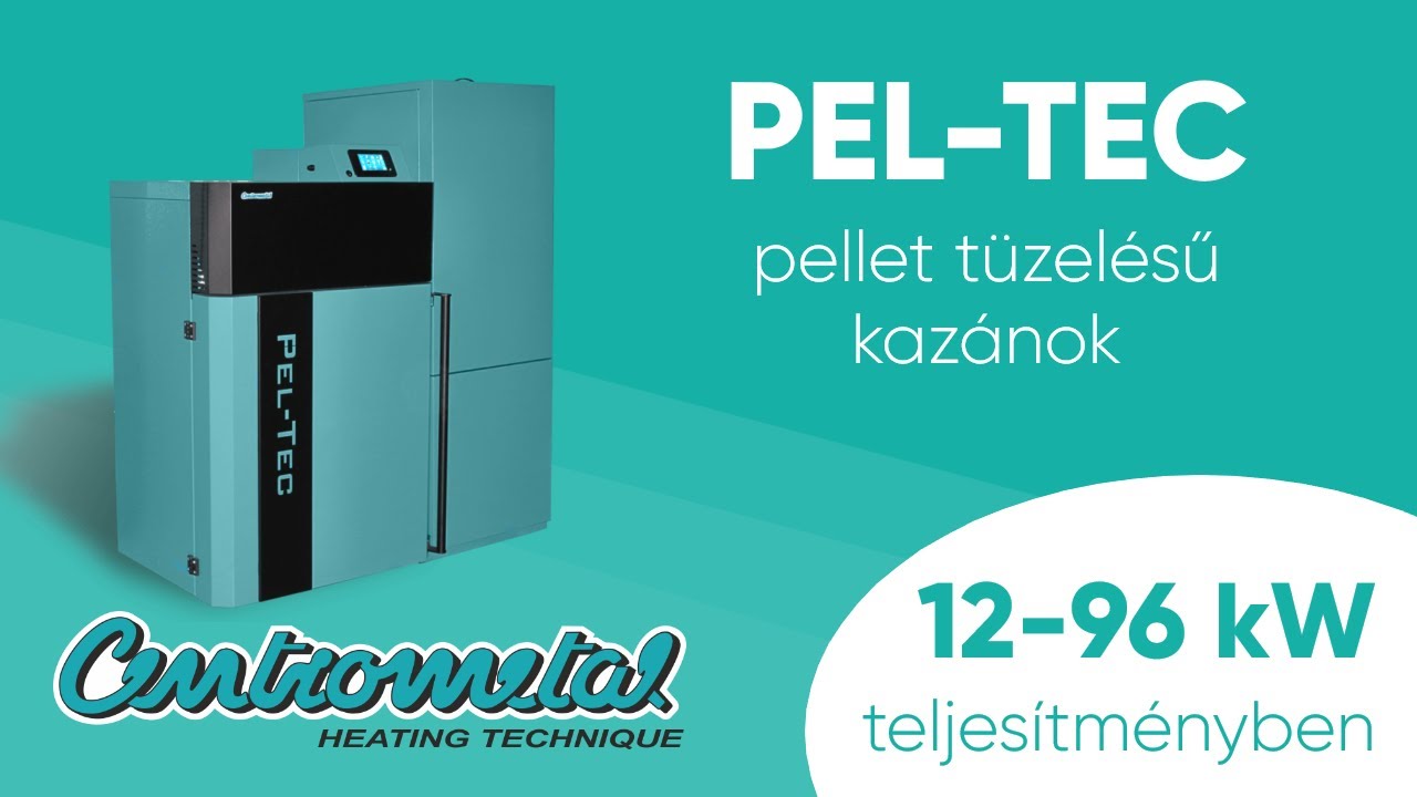 Centrometal Pel-Tec pellet t&uuml;zel&eacute;sű kaz&aacute;n