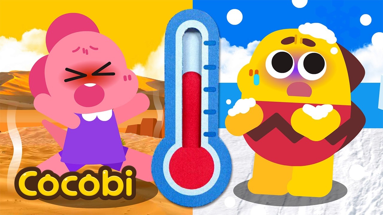 Panas🥵 vs Dingin🥶 | Lagu Anak-anak | Kids Songs | Cocobi