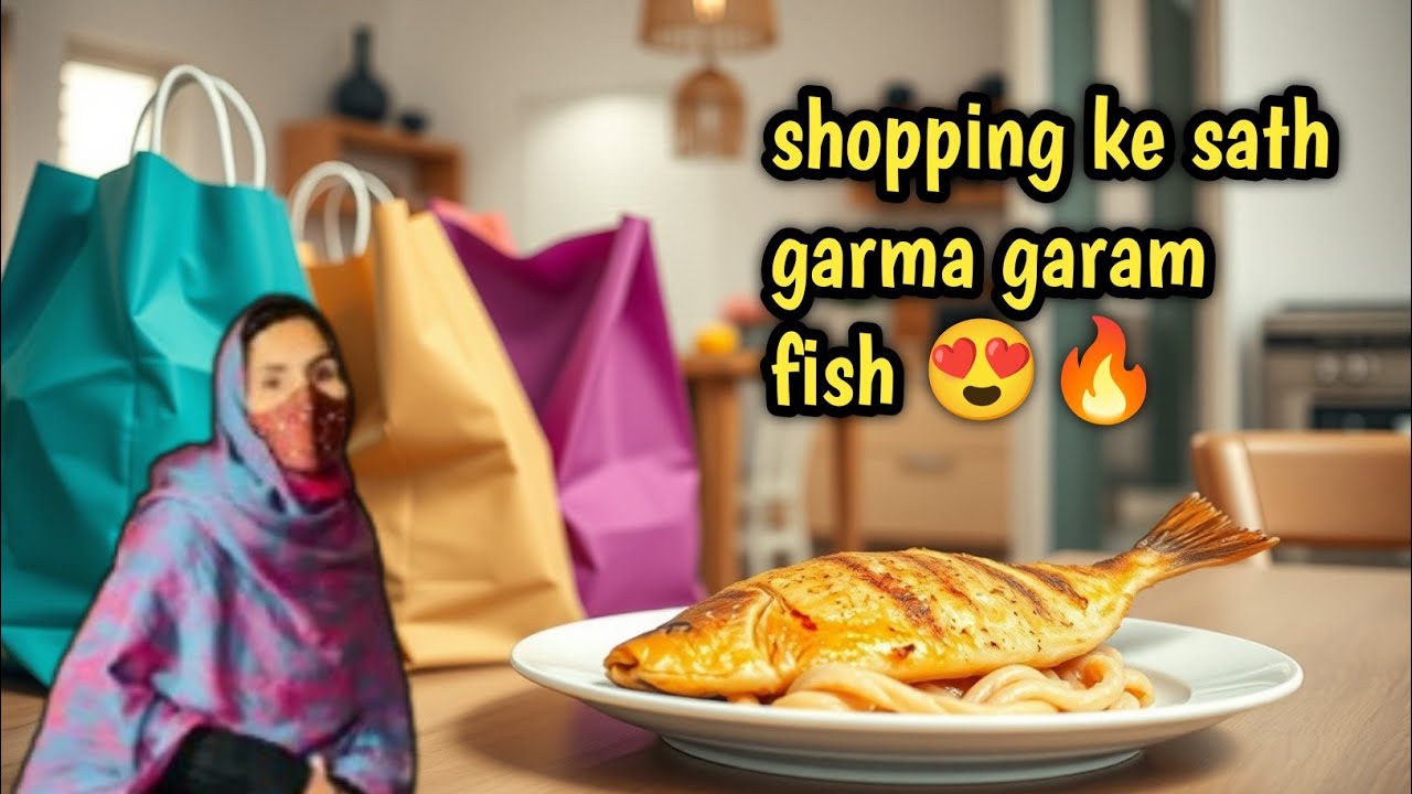 Aaj Bachon Ko Shopping Karwai Aur Ghar Par Mazaydaar Fish Banai 🔥😍