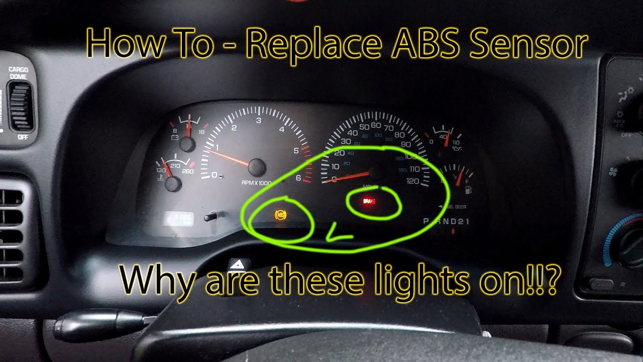 Как исправить неработающие индикаторы ABS, стояночного тормоза и спидометра!