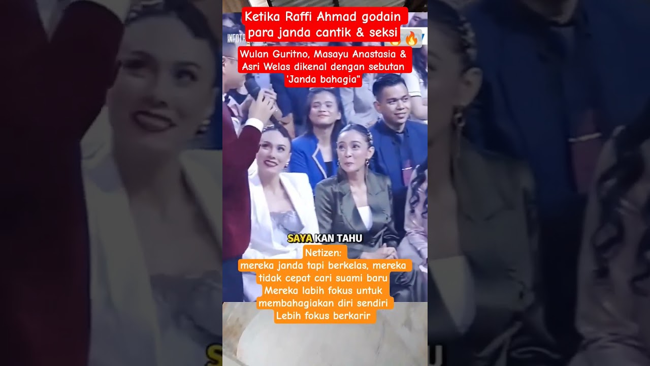 Raffi Ahmad godain para janda #artist #shorts #shortvideo #viral
