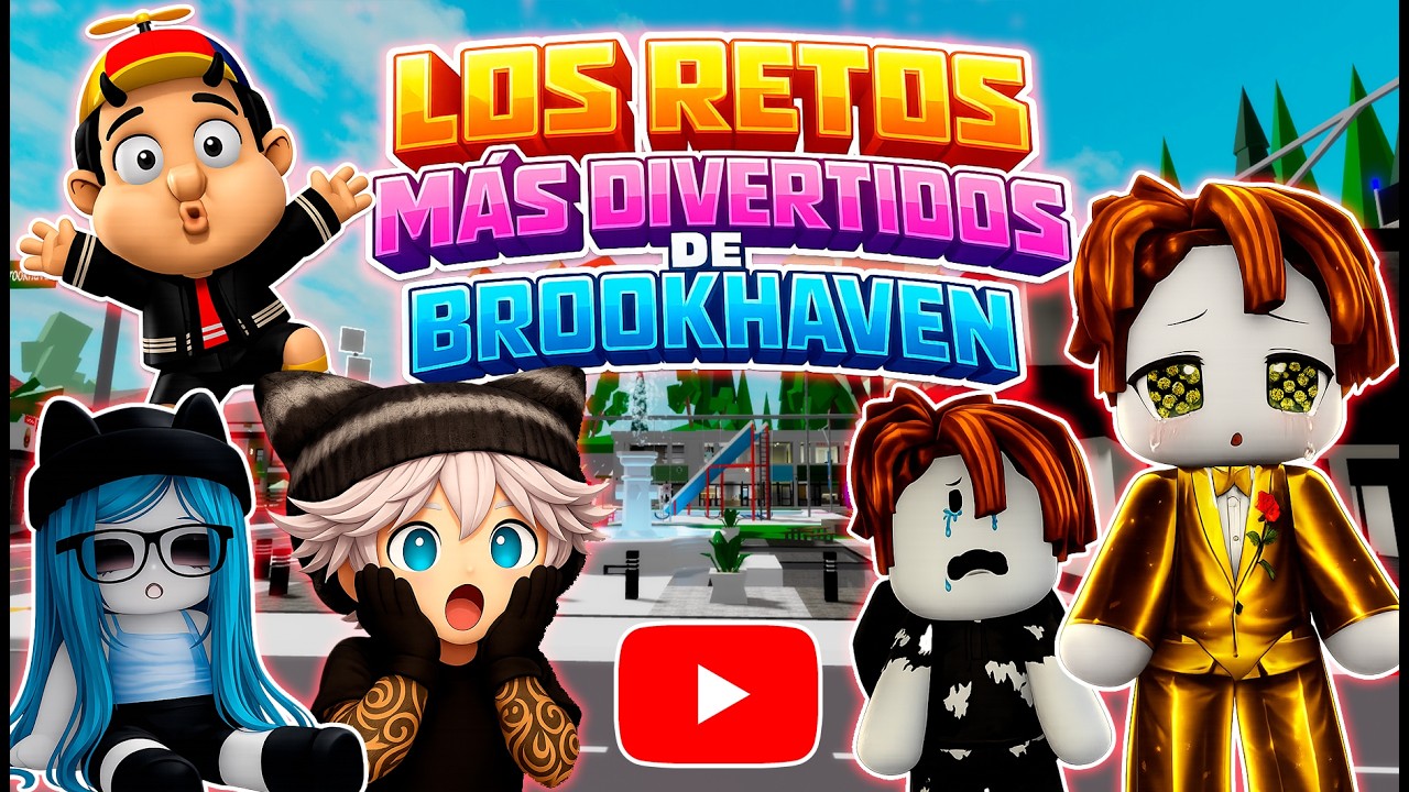 😱 Los Retos MÁS Divertidos en Brookhaven 😂 ¡Intentamos Completarlos Todos!