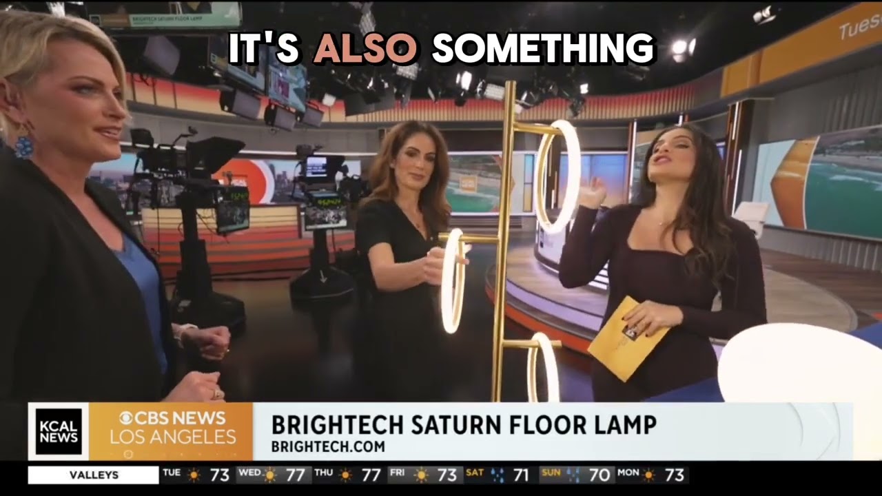 Tech Tuesday with Jessica Naziri | Brightech Saturn Floor Lamp