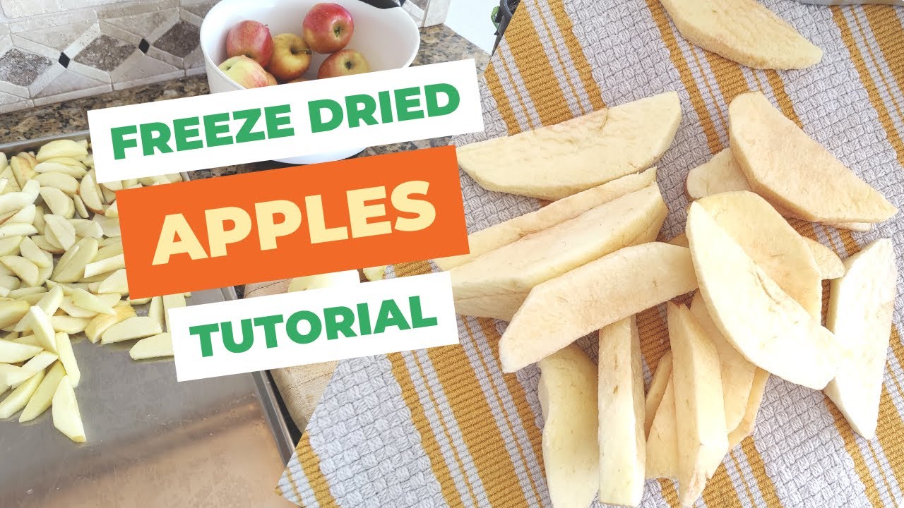 How to Freeze Dry Apples - Step by Step