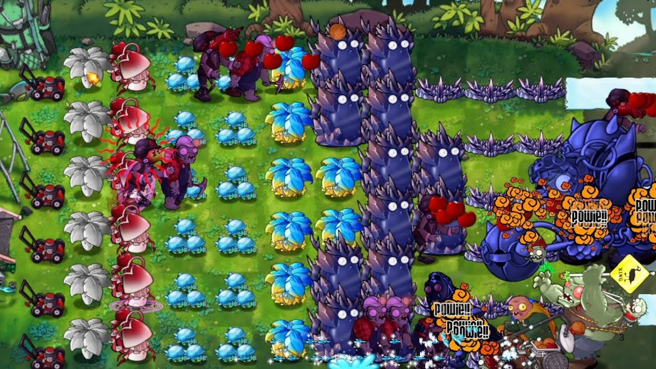 PvZ Fusion : Plants Uniq Trap vs All Zombies #09