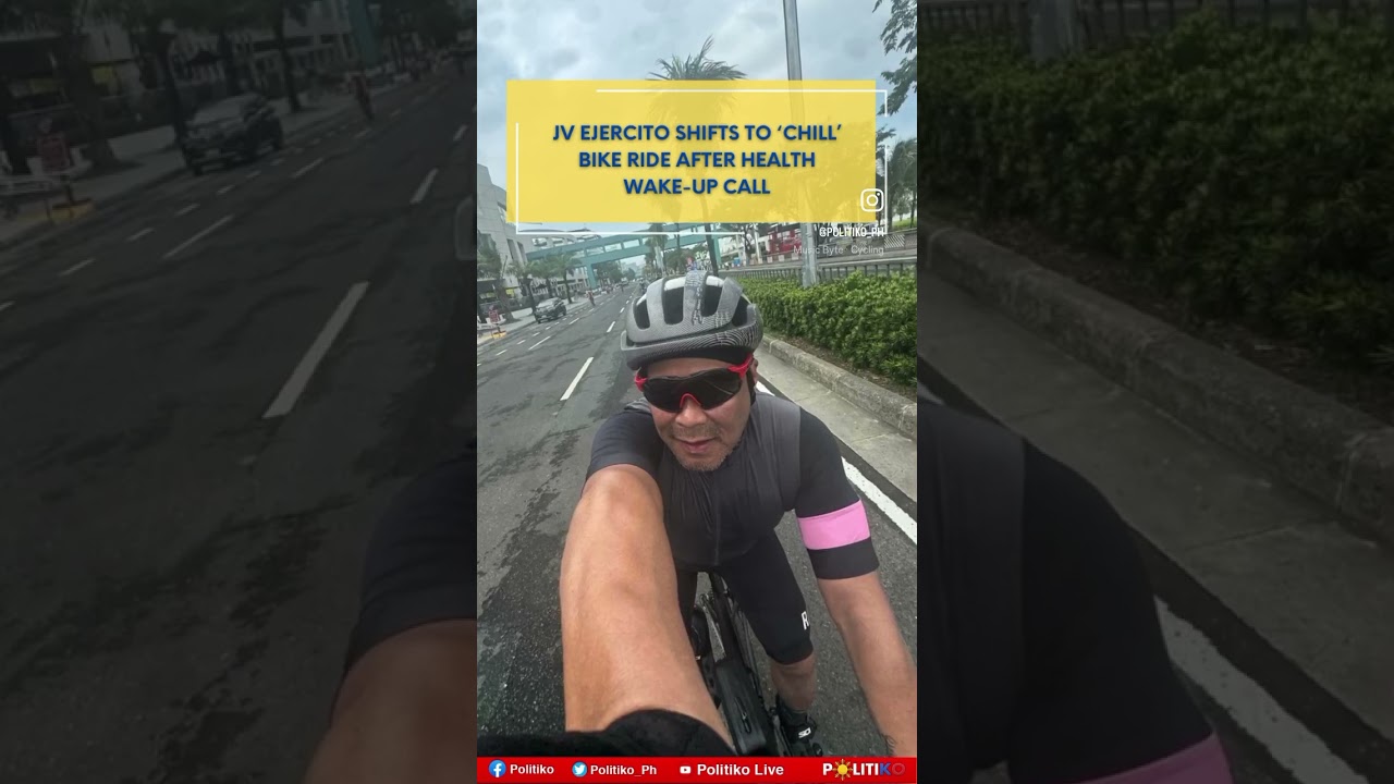 JV Ejercito Shifts To &lsquo;Chill&rsquo; Bike Ride After Health Wake-Up Call