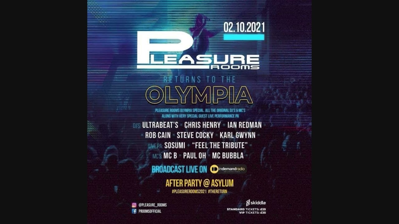 Pleasure Rooms Live At The Liverpool Olympia 2021