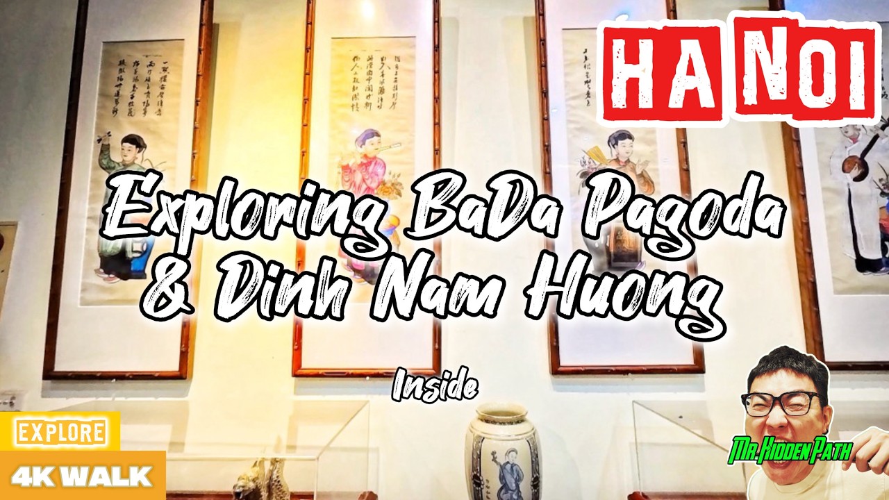 🇻🇳Exploring Ba Đá Pagoda & Đình Nam Hương | Hanoi 4K🇻🇳