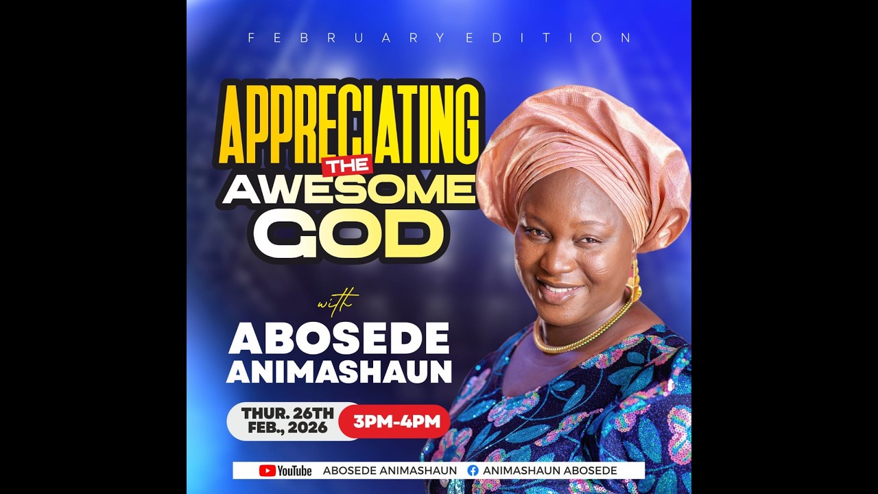 ONLINE WORSHIP || APPRECIATING THE AWESOME GOD