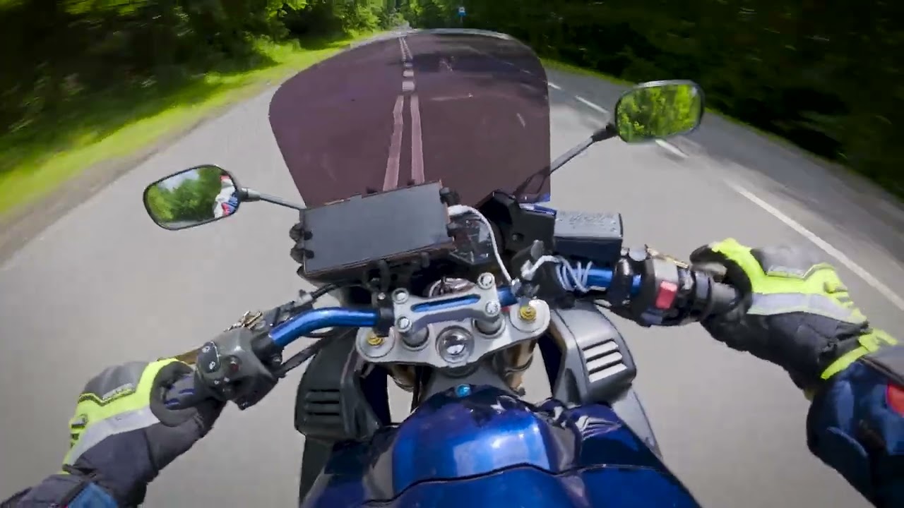 Szczyrk przejazd przez Biały Krzyż | Yamaha FZ1| Leovince | Czysty dzwięk
