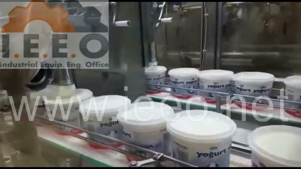 آلة تعبئة و إغلاق سطول اللبن
