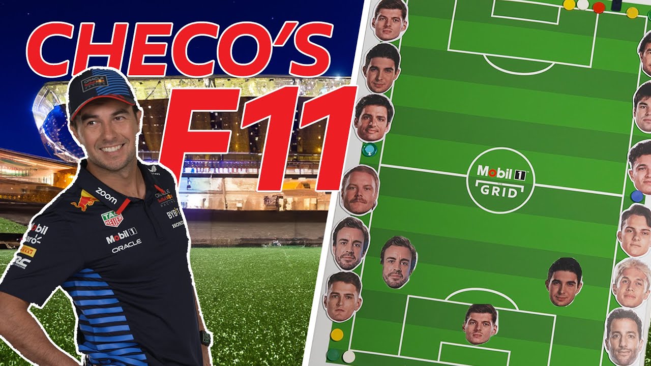 Would Messi Be Afraid of Sergio Perez's Fantasy Team? ⚽️🏎️ | Mobil 1 The Grid