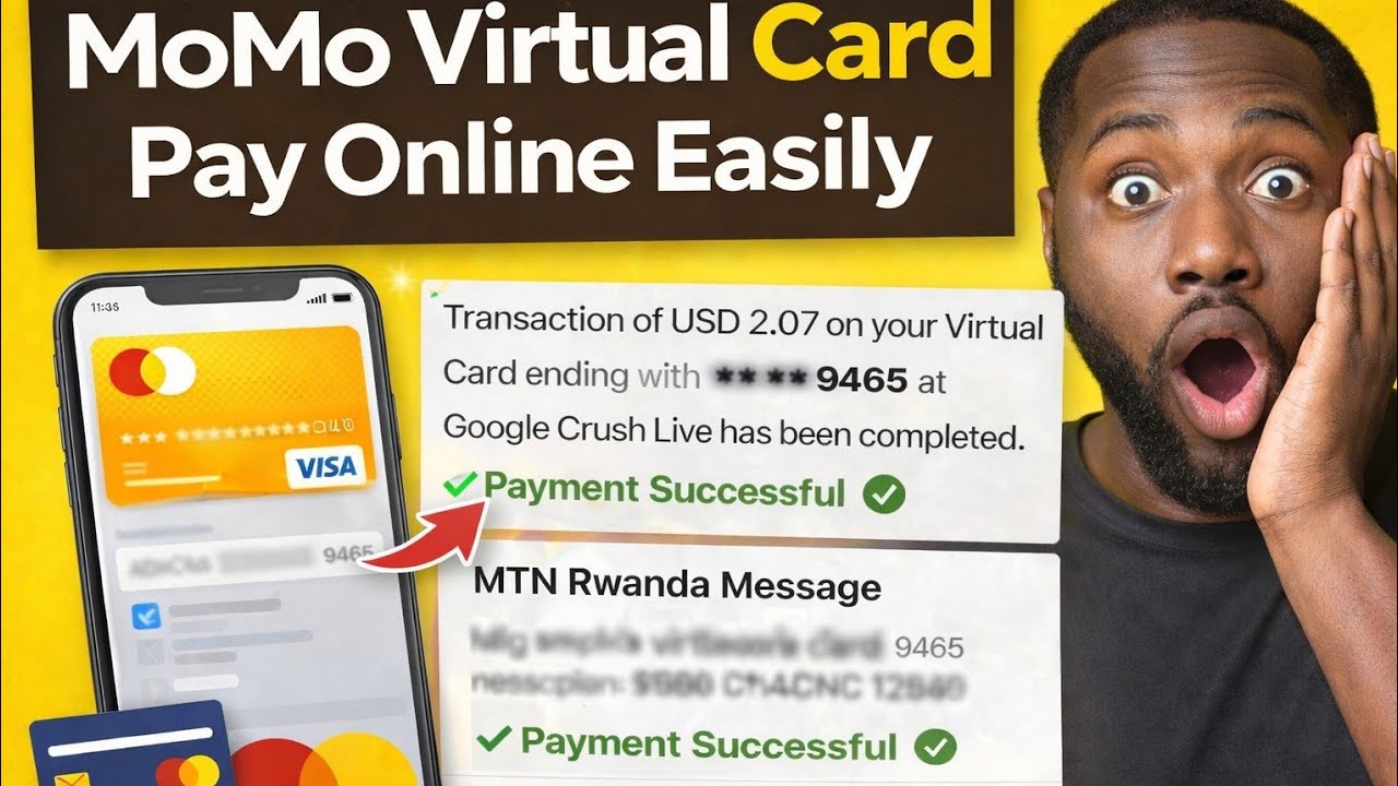 Uko Wafungura Virtual Card & Kuyikoresha Nk&rsquo;uko Wakoresha Mastercard/Visa mu Kugura Coins