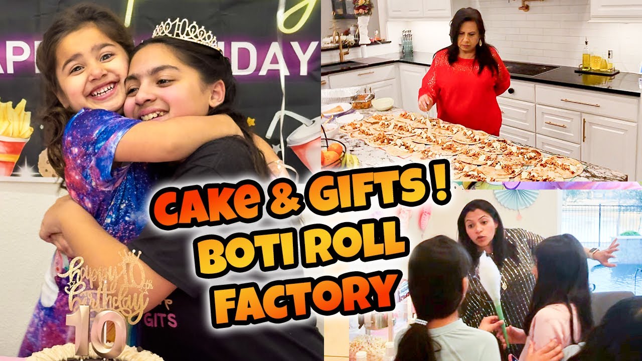 10th Birthday Celebration 🎂 Boti Roll Delivery to Tampa ✈️ Cake & Gifts 🎉 | Daily VLOG Part 20