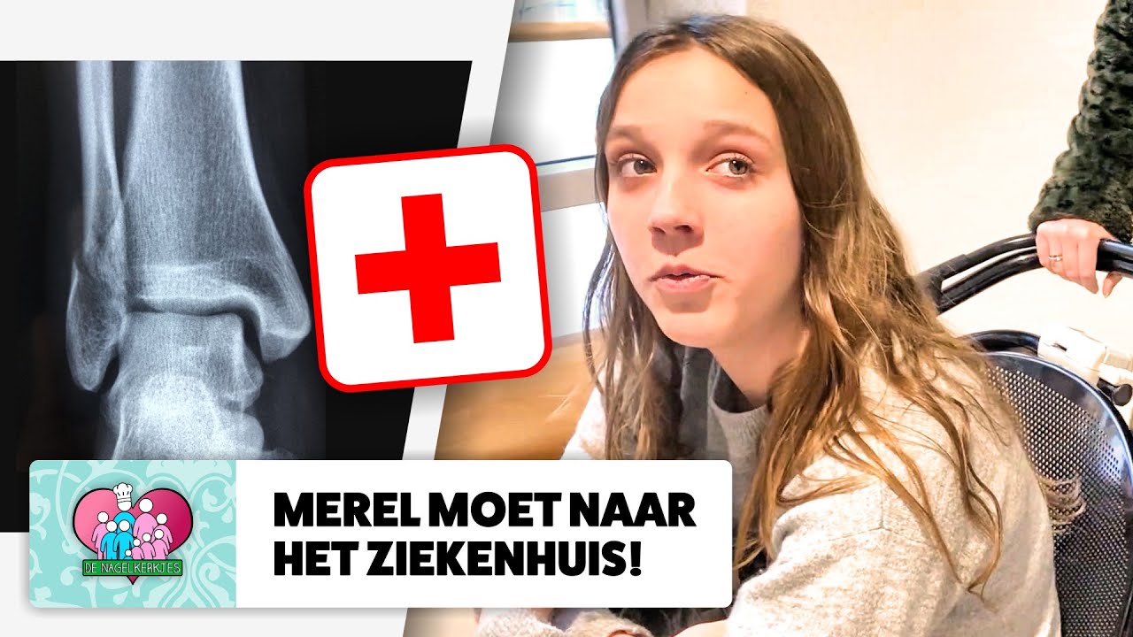 IS HET GEBROKEN!? 🤕 MEREL MOET NAAR HET ZIEKENHUIS! 🏥 - De Nagelkerkjes #536