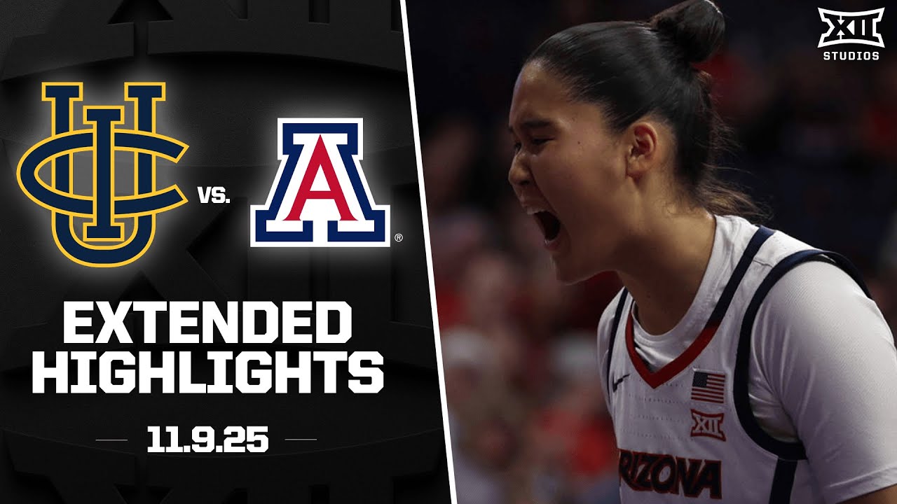 UC Irvine vs. Arizona Extended Highlights | 2025-25 Big 12 Women's Basketball