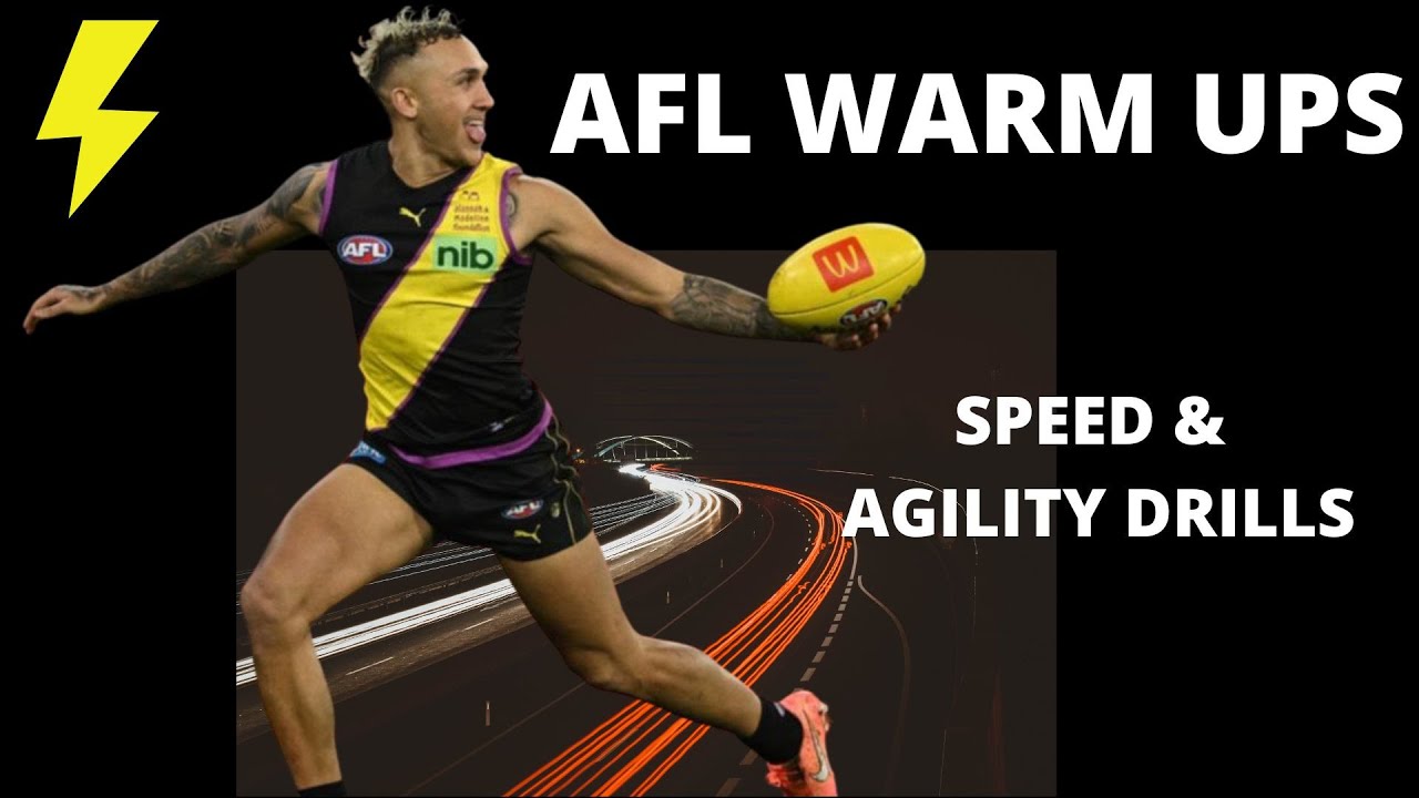 AFL warm ups- Speed and agility