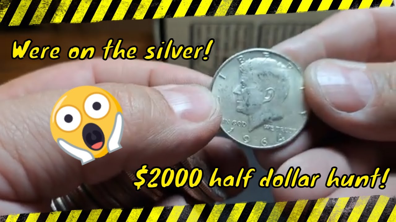 $2000 Half Dollar Hunt! Coin roll hunting halves! 